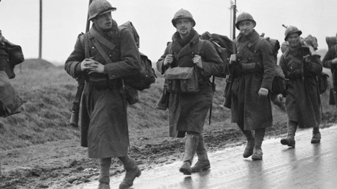 Franse soldaten in het Saarland - Publiek Domein