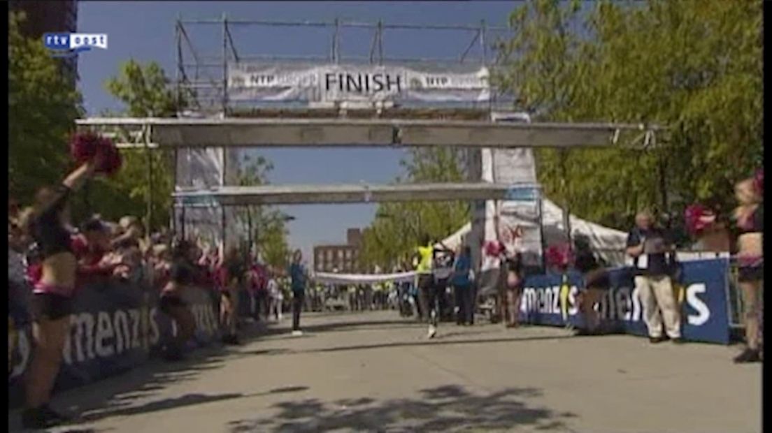 Kidsrun tijdens Enschede Marathon