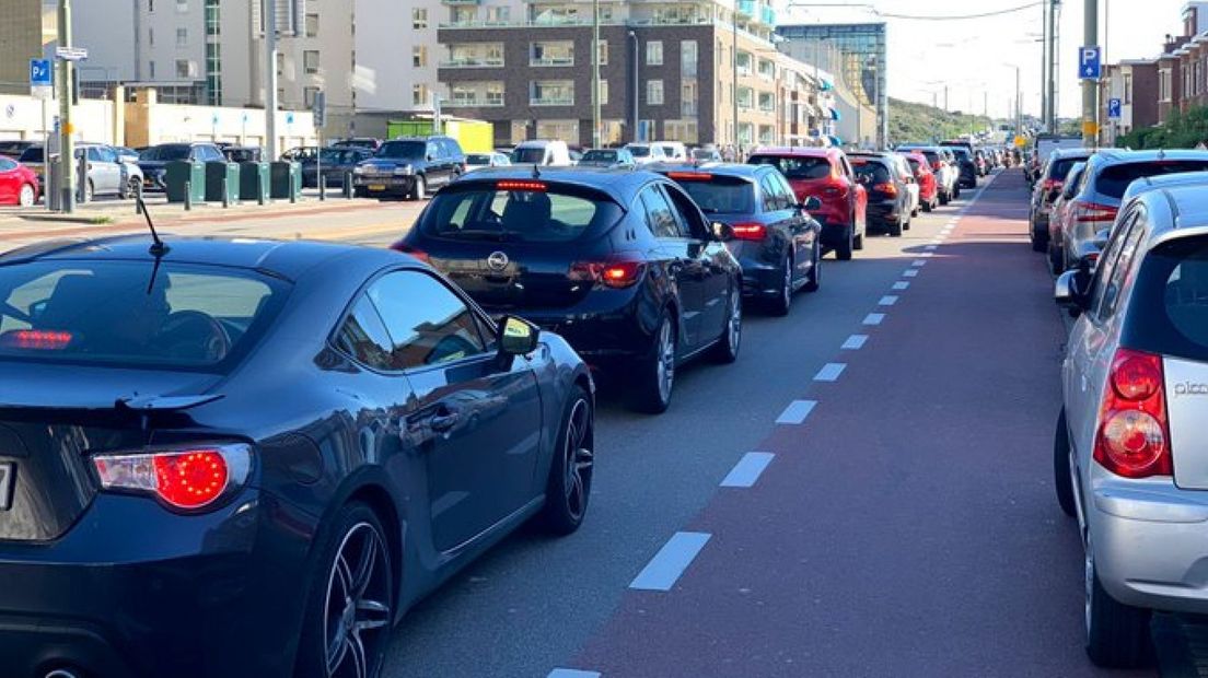 Drukte op Scheveningen