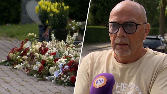 Vrouwen die bloemen van graf pakten niet vervolgd