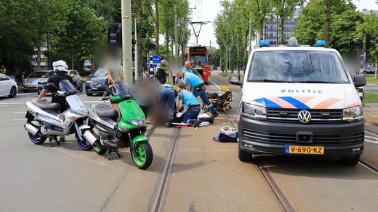 Man gearresteerd voor meesleuren politieagent met scooter Home