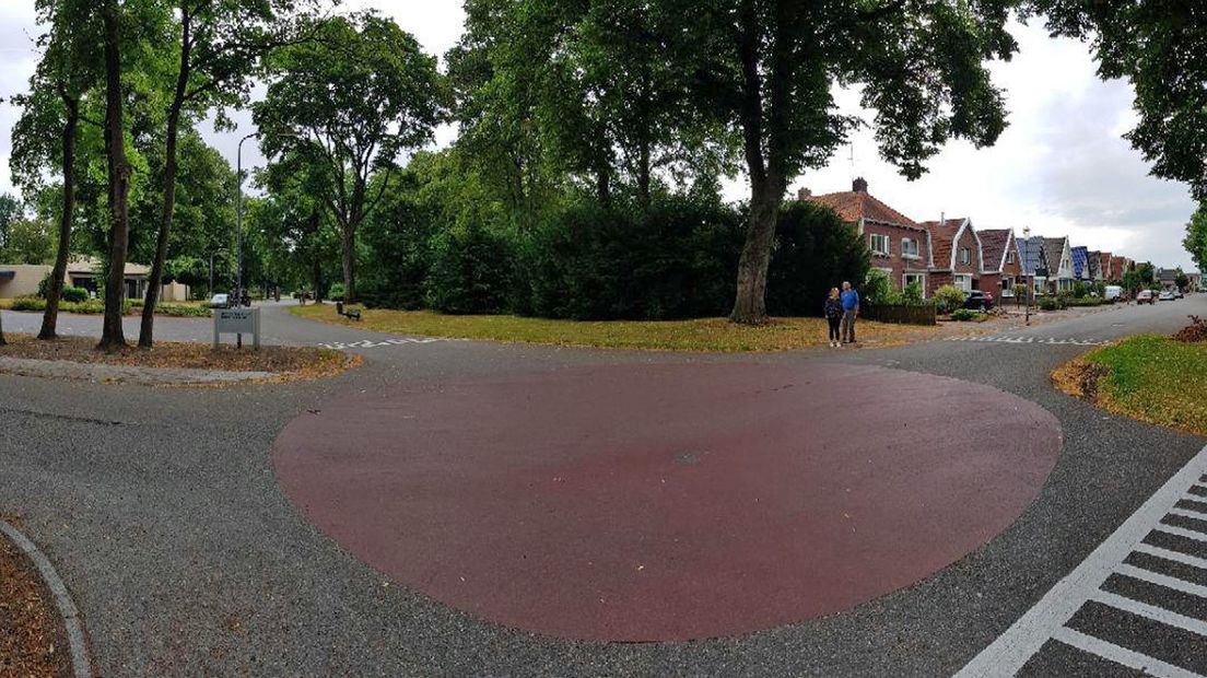De plek waar het crematorium moet komen