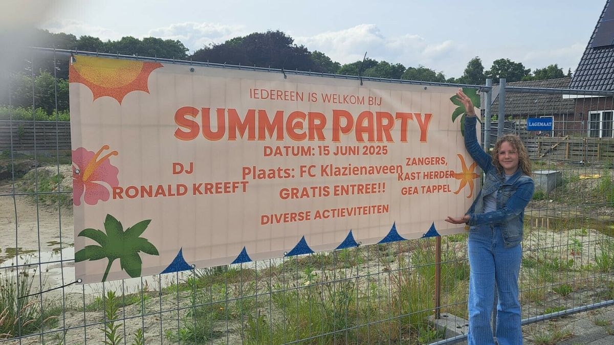 Joyce (13) organiseert groot feest om eenzaamheid tegen te gaan: 'Iedereen verdient mensen om zich h