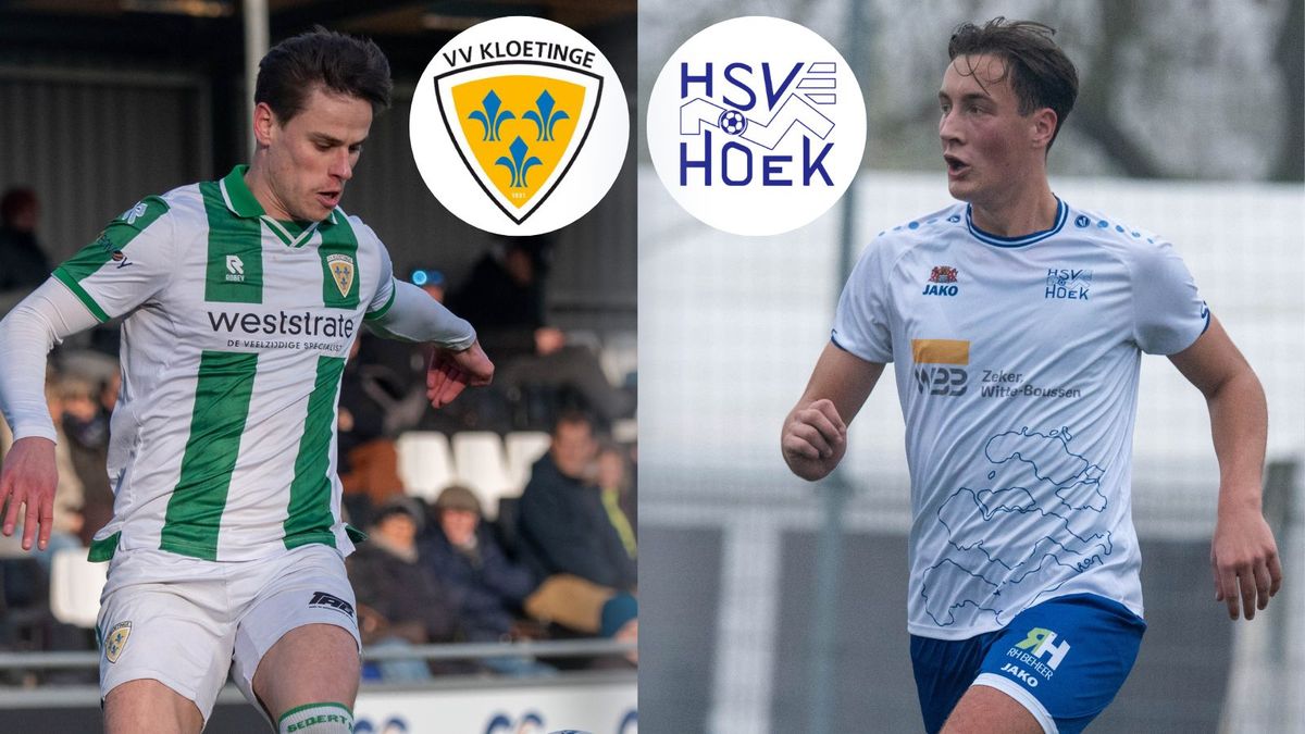 LIVE: Hoek incasseert gelijkmaker, Kloetinge op punt van beginnen