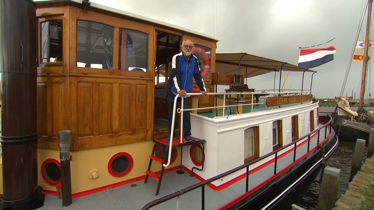 Historische schepen in Zoutkamp