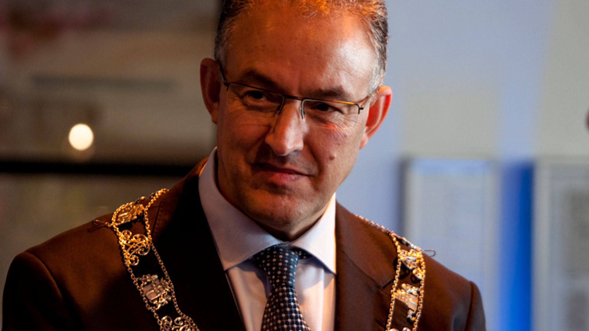 Burgemeester Ahmed Aboutaleb in 2012