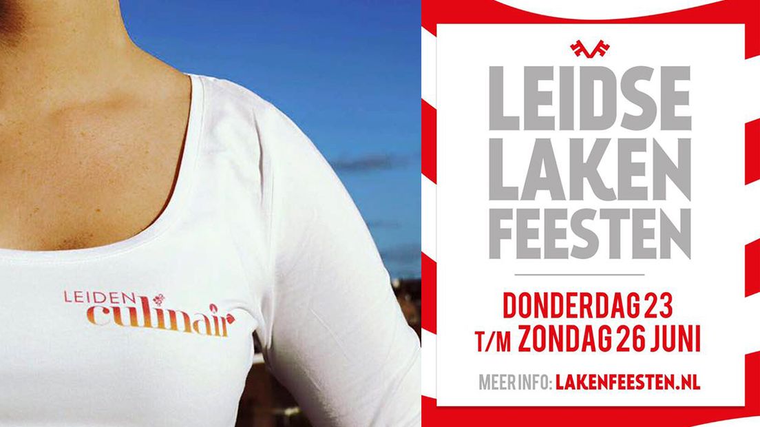 Leiden Culinair en Lakenfeesten (Fotobewerking: Omroep West)