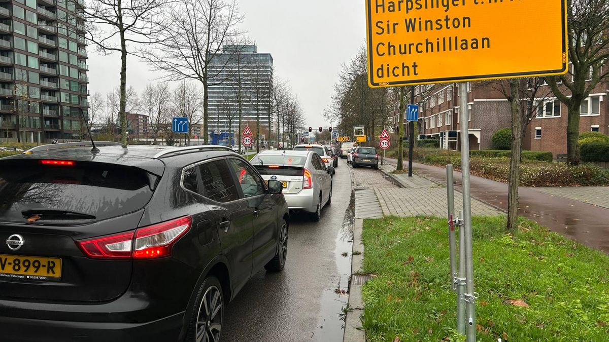 Het is aansluiten en geduld hebben op vastgelopen wegen: 'Ik word er helemaal gek van'