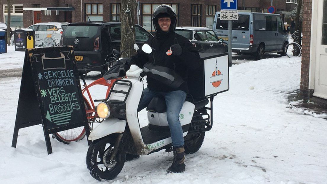 Martijn (25) is 'nog nooit op zijn bek gegaan' door de sneeuw