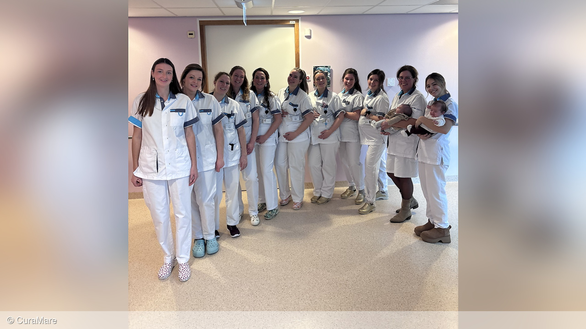 Babyboom bij Verloskundig Centrum CuraVita: negen zwangeren en twee al geboren baby's.