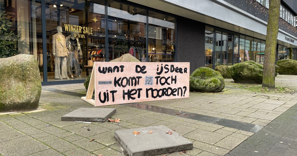 IJsbeer verdwenen uit Emmen: 'Hij is blijkbaar even aan de wandel