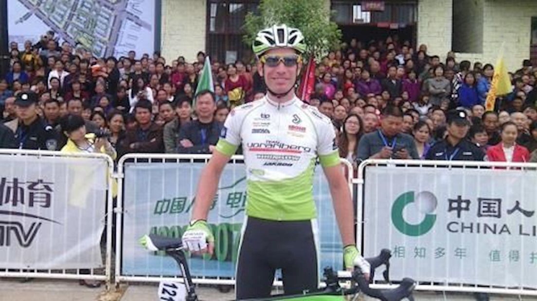 Oldenzaler Maarten de Jonge in China