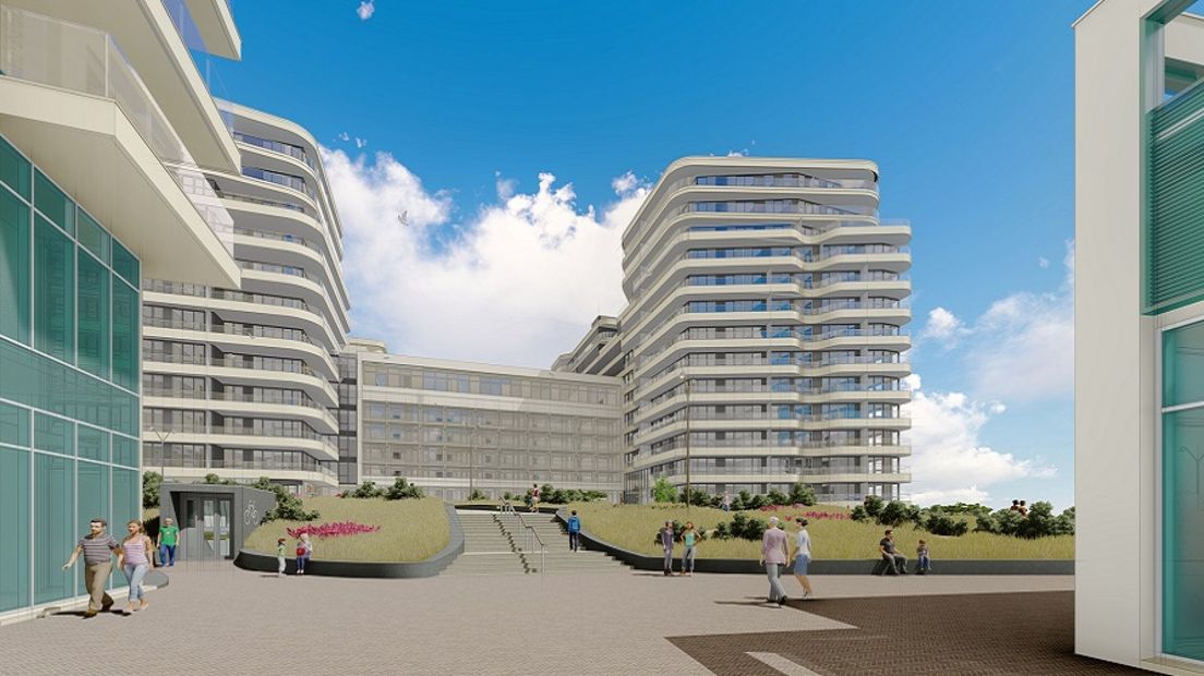 Zo komen nieuw hotel en woningen Kijkduin eruit te zien op plek NH Hotel Zo komen nieuw hotel en woningen Kijkduin eruit te zien op plek NH Hotel