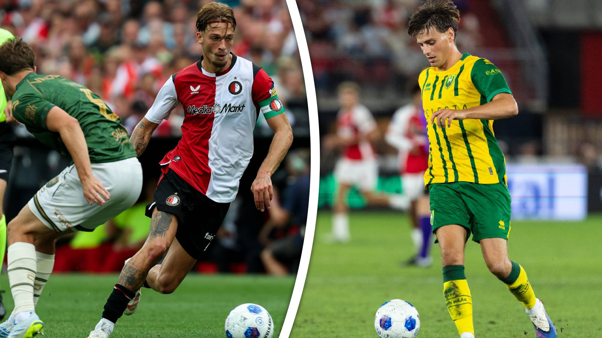 Feyenoord neemt het op tegen ADO Den Haag