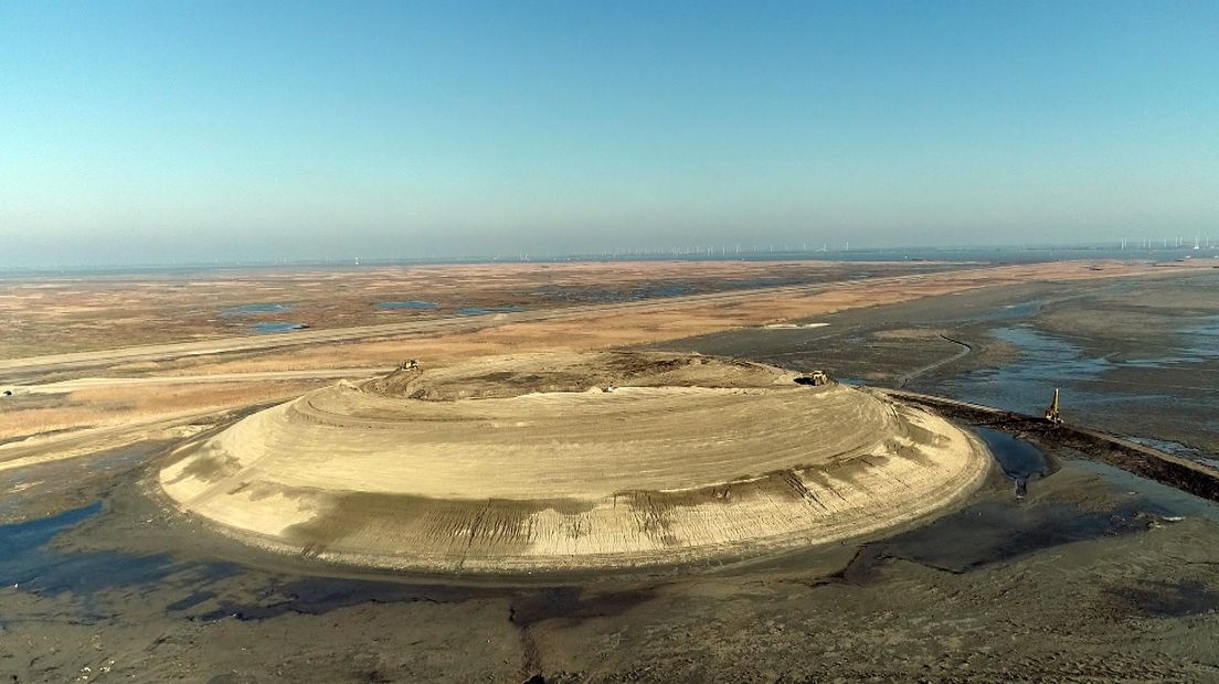 De Panoramaheuvel van boven gezien