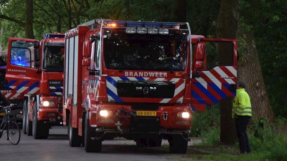 Fotograaf gewond bij brandje in Ane