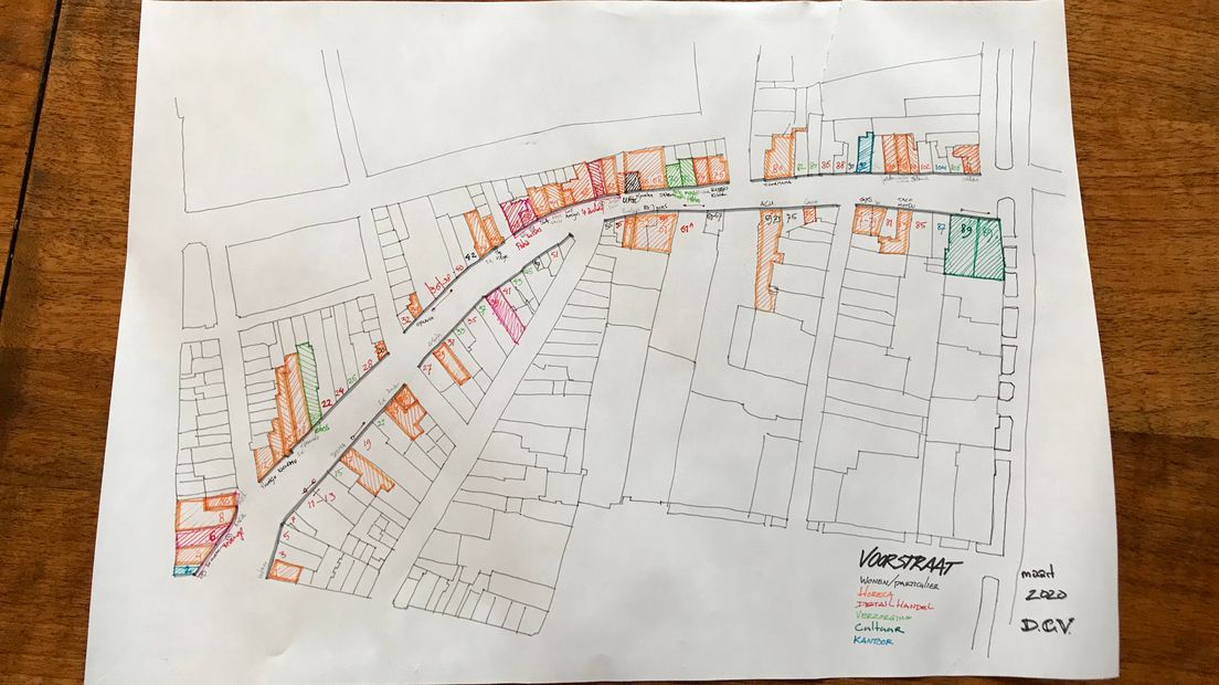 "Ik zag de Voorstraat als mijn dorp, waar alles zat wat ik nodig had."