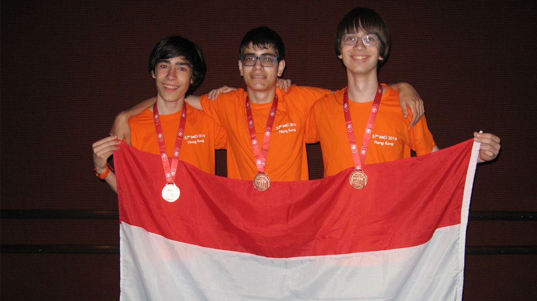 Pim Spelier met de andere winnaars