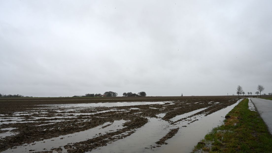 Wateroverlast op akkers en velden: 'Nog nooit meegemaakt'
