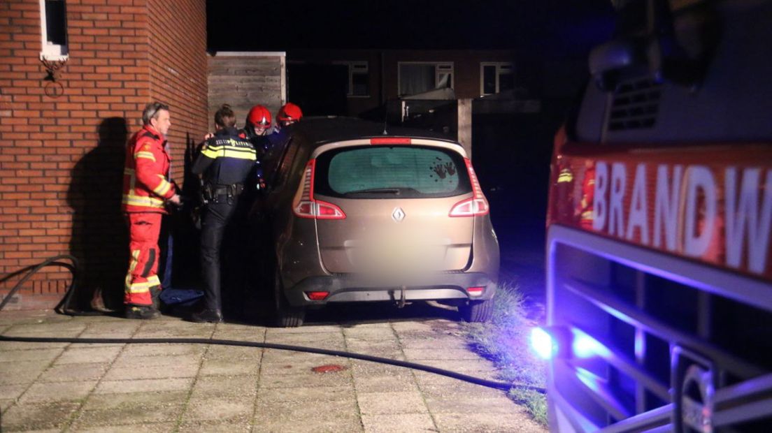 De brand was snel onder controle