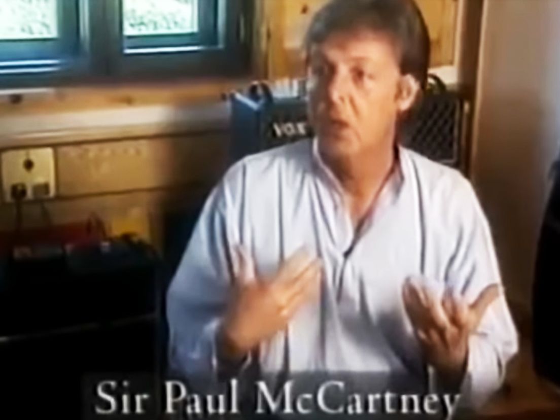 Paul McCartney geeft uitleg.