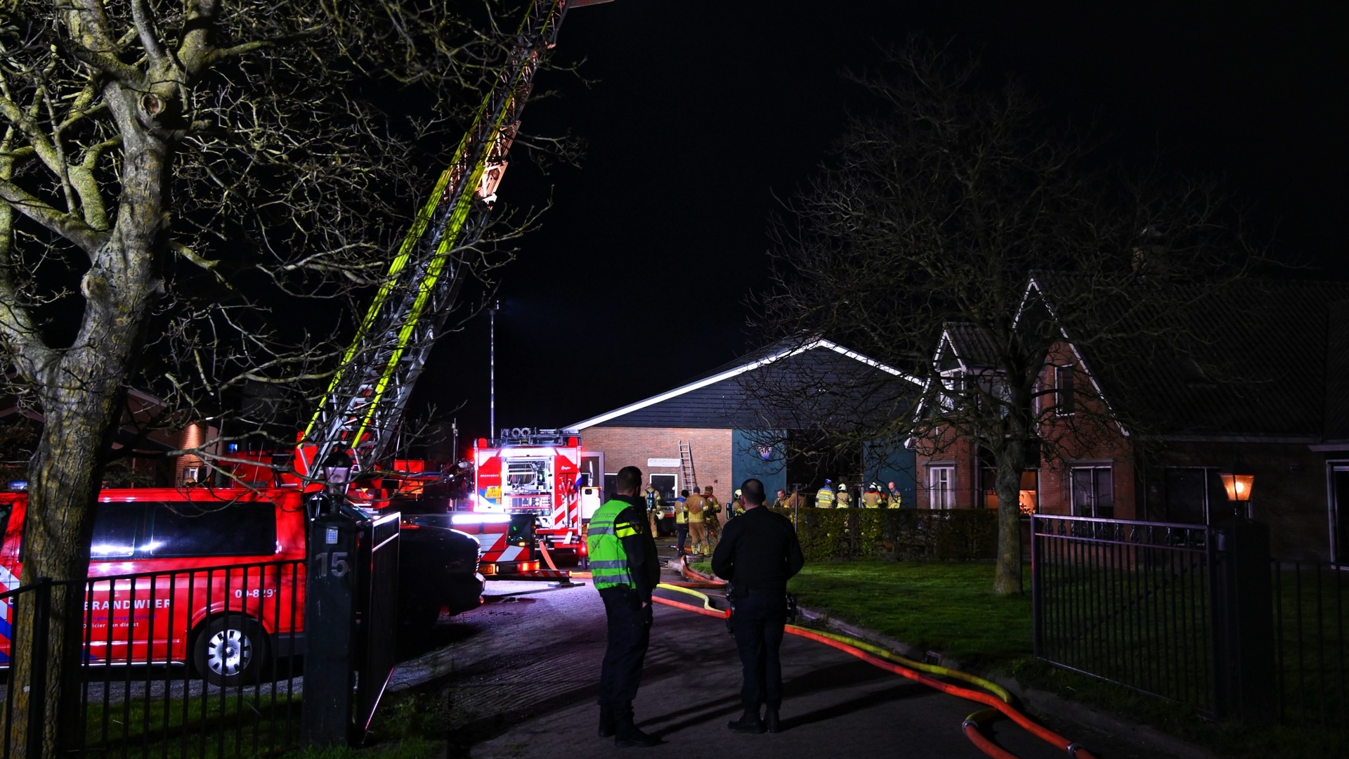 Grote stalbrand bij zorgboerderij in IJsselstein