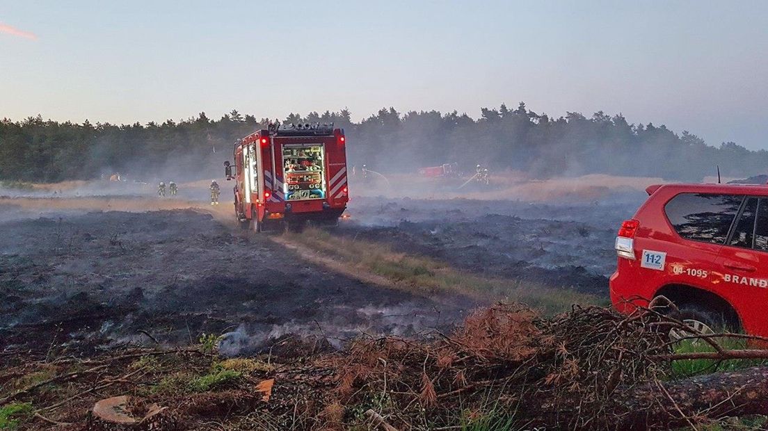 Natuurbrand in Dalfsen