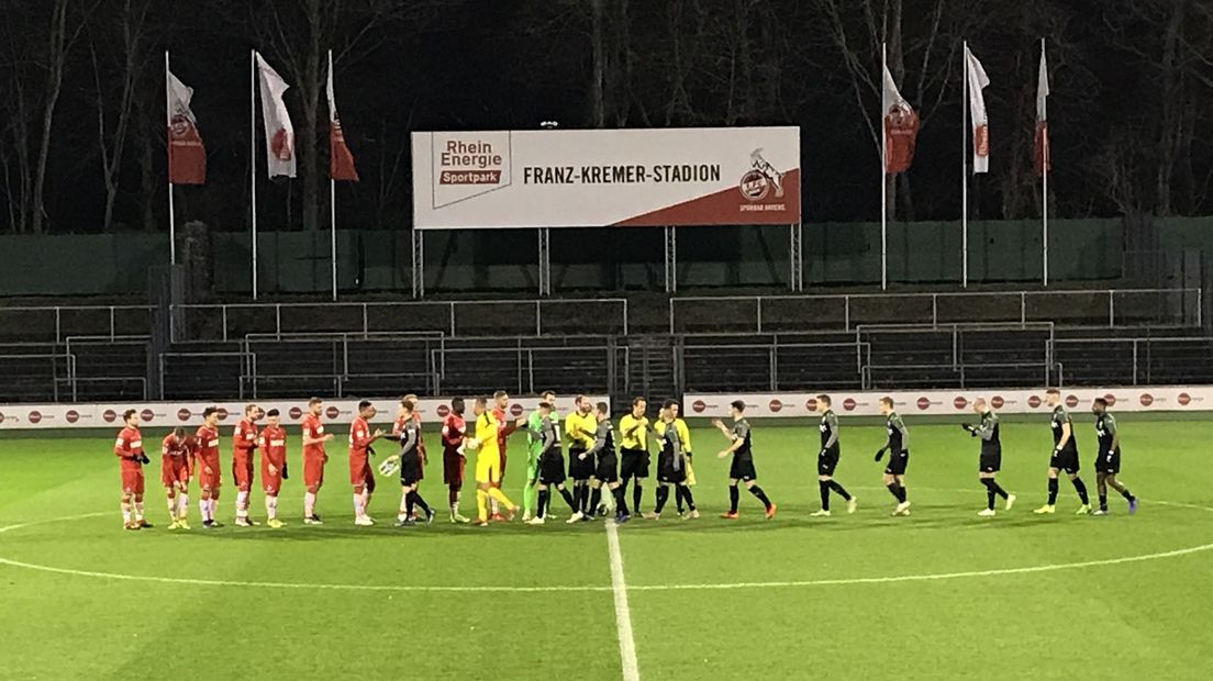 FC Groningen trad vanavond aan tegen 1. FC Köln