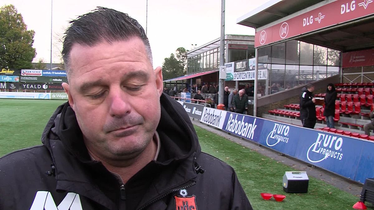 René van der Weij: 'Ik zag de tweede helft een onherkenbaar HHC'
