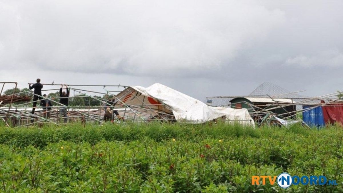 Bosbrandbestrijding poogt corsotent weer op te bouwen