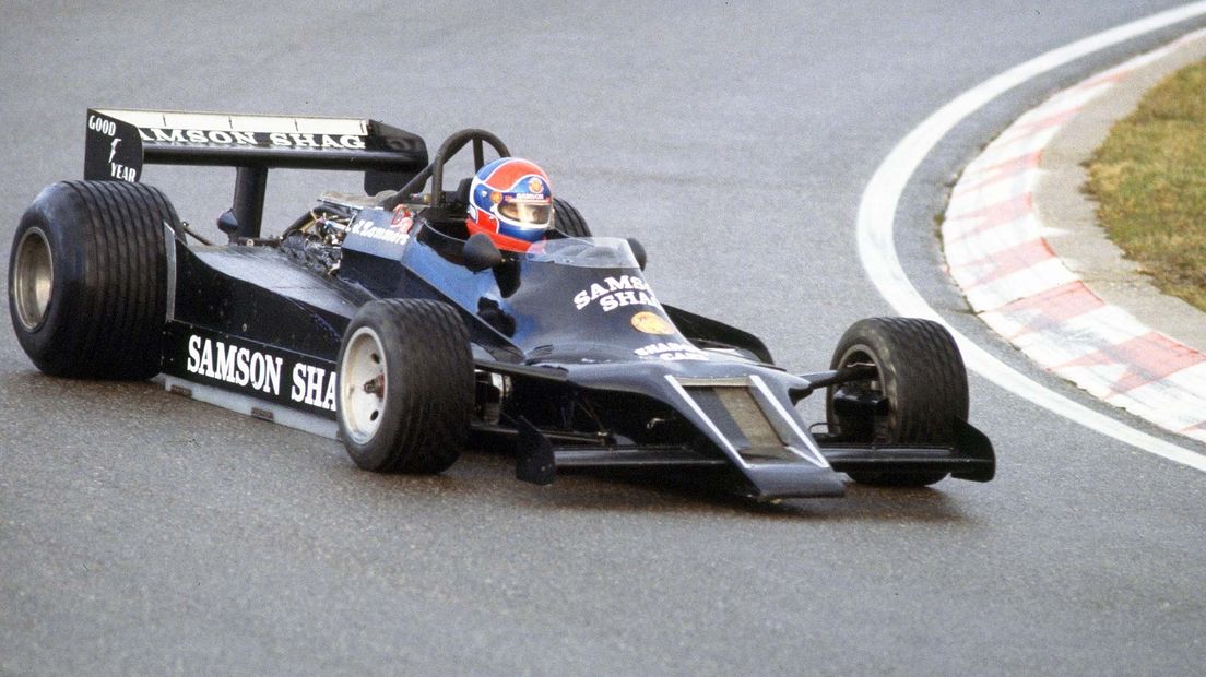 Jan Lammers tijdens een Formule 1-training in Zandvoort in 1978 (Rechten: ANP / Cor Out)