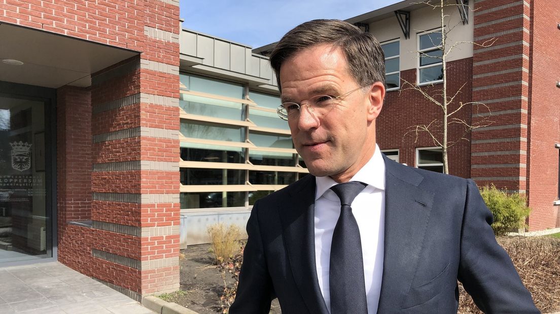 Rutte op bezoek in Groningen