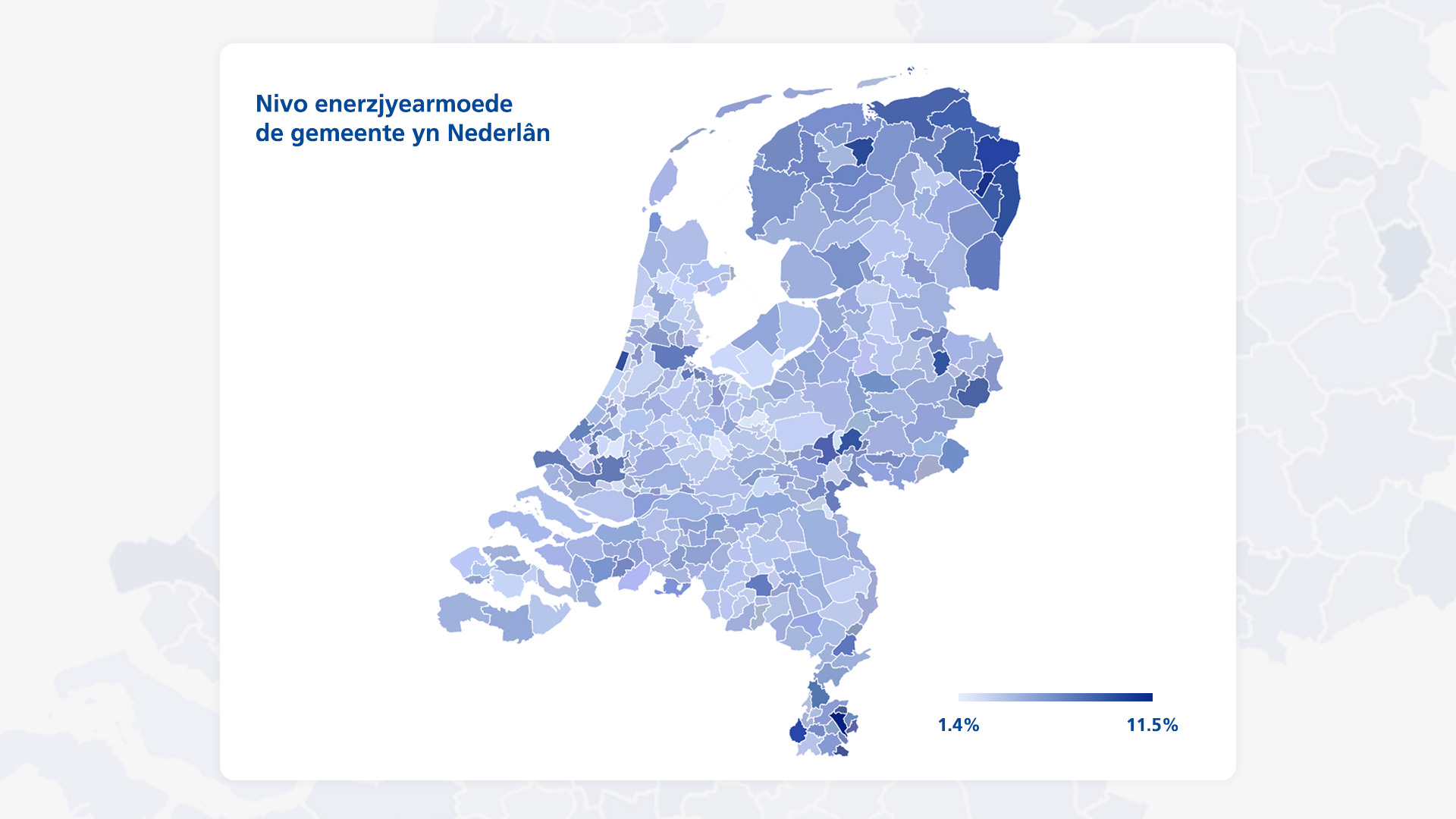 Nivo enerzjyearmoed de gemeente yn Nederlân