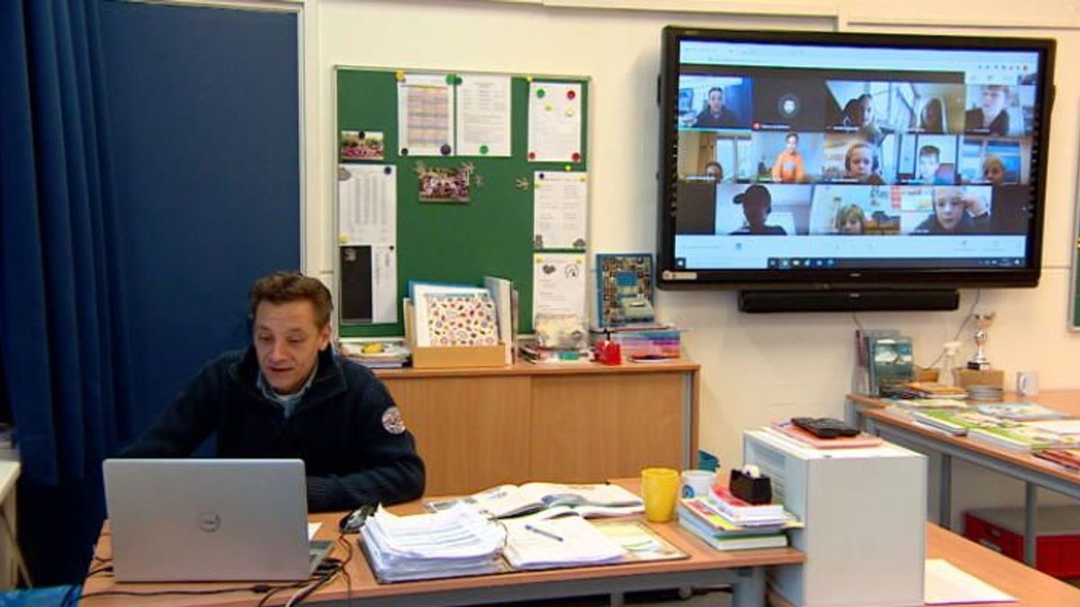 Blijheid overheerst op basisschool in Dreischor: 'Yes, we mogen weer'