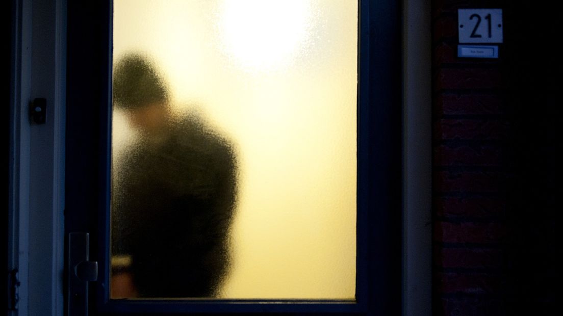 Een illustratieve foto van een inbraak