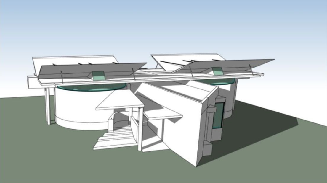 Het concept-ontwerp voor het nieuwe Abel Tasman Museum van architect Feiko Bouman