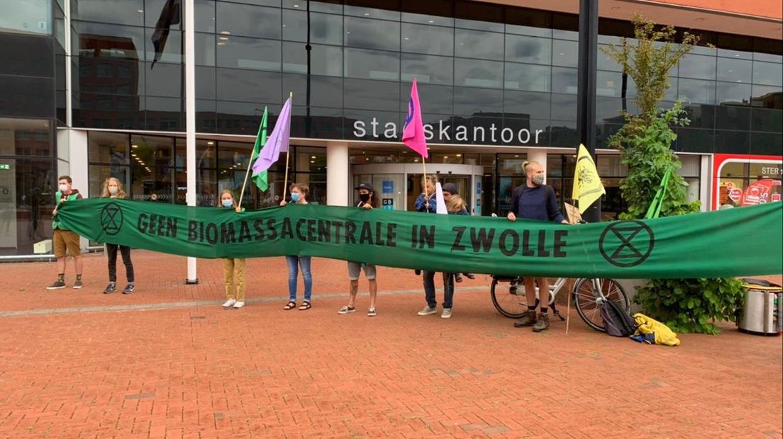 Kleine opkomst bij protestactie Extinction Rebellion