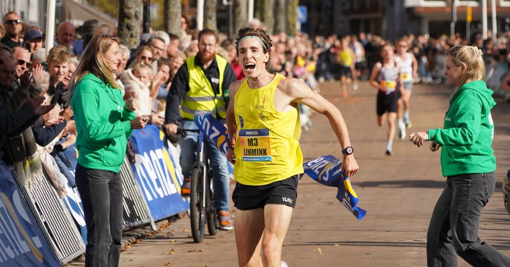 Groningse winnaars 4 Mijl: Nik Lemmink en Ineke van Koldam als eersten