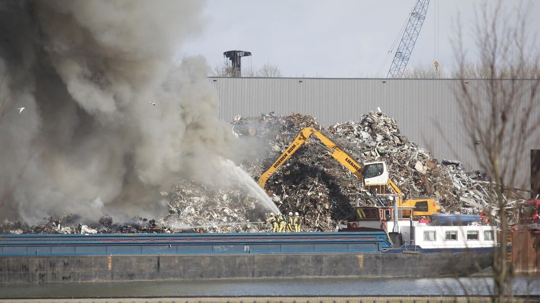 Grote brand industriegebied Kampen