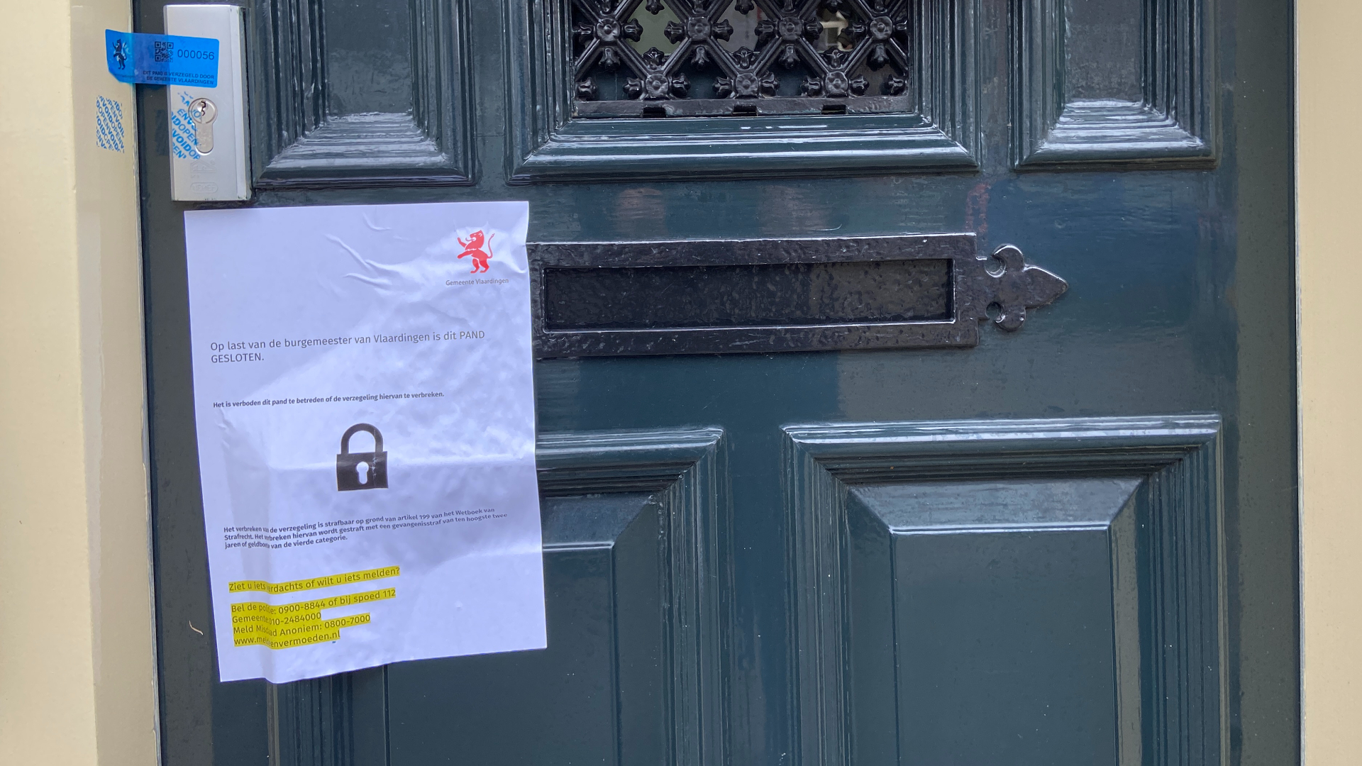 Na zevende aanslag op Vlaardingse loodgieter moeten vier panden voor onbepaalde tijd dicht