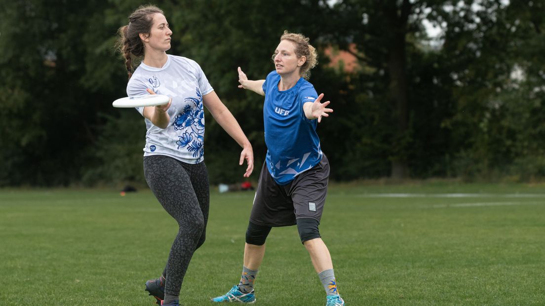 Frisbeeclub Force Elektro in actie
