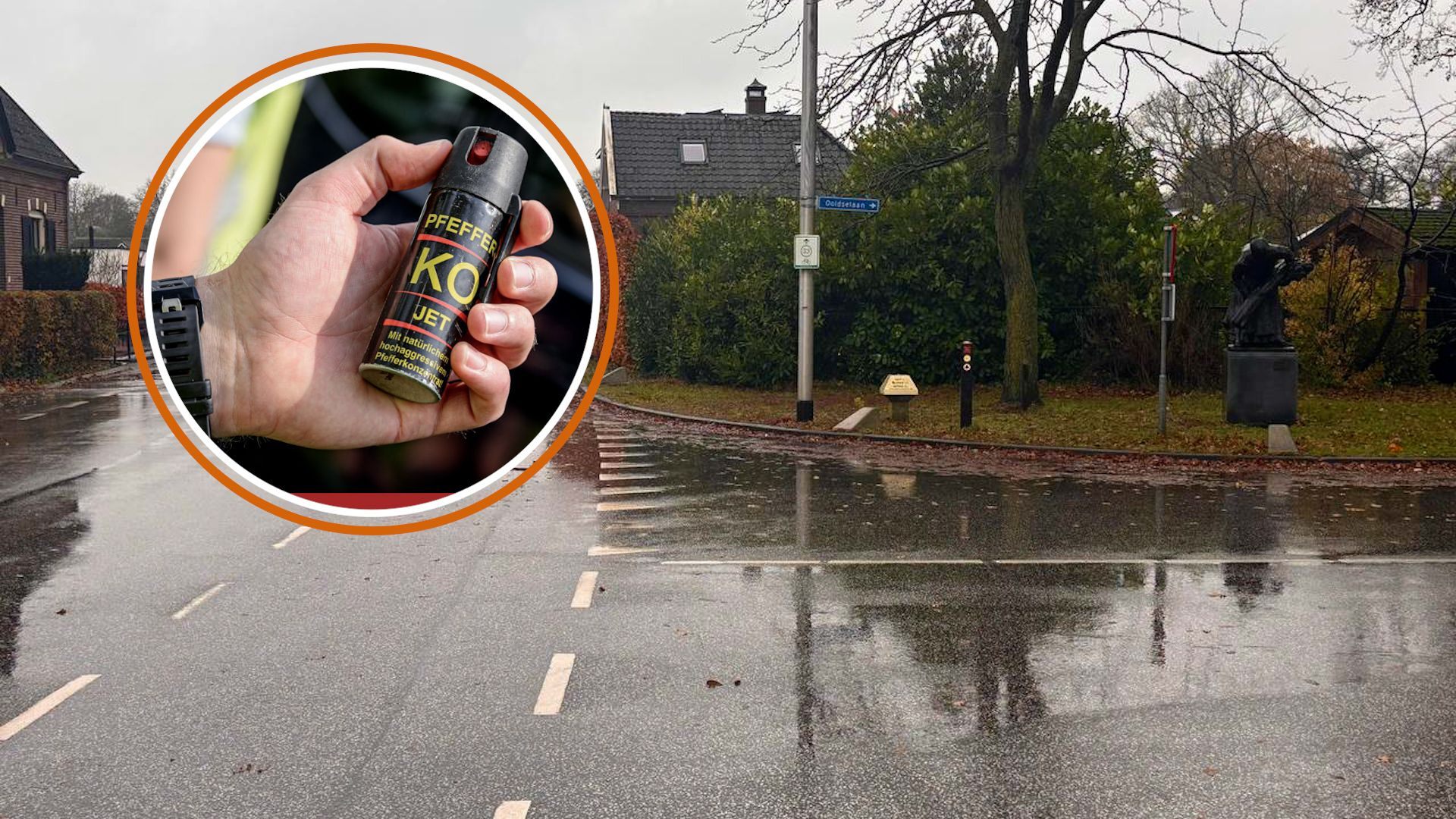 Jongen kan anderhalf uur niets zien door aanval met pepperspray