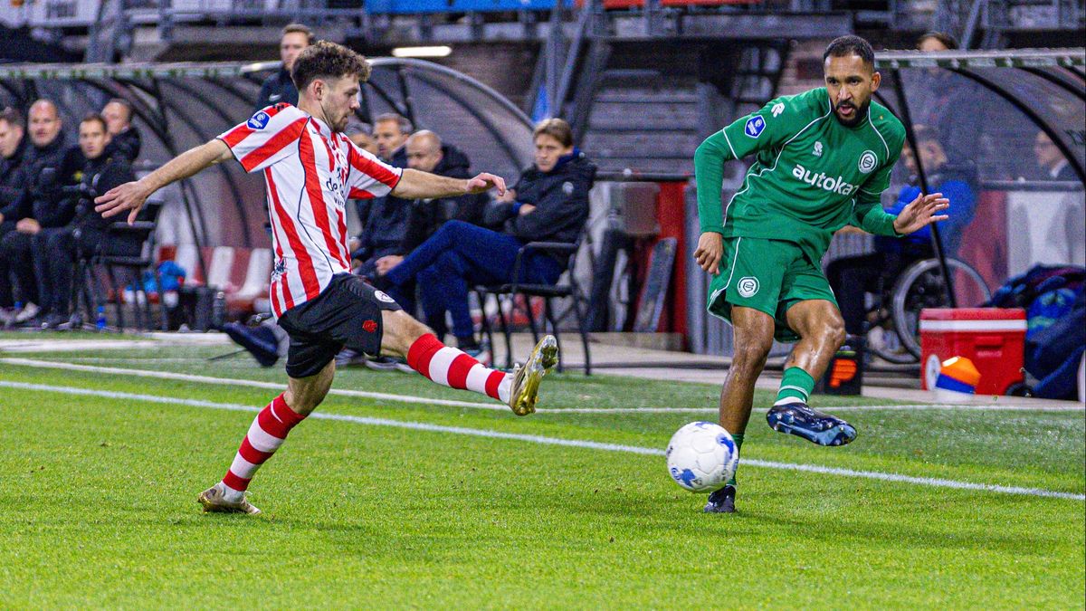 FC Groningen is het na rust kwijt: van 2-1 voor naar 3-2 achter