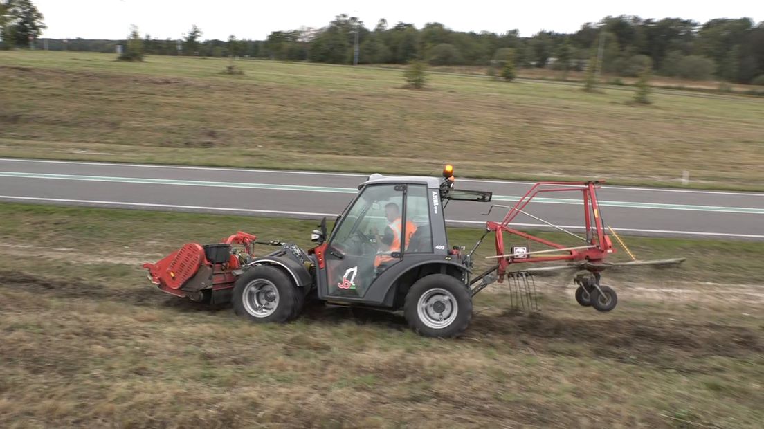 Maaiwerkzaamheden (Rechten: RTV Drenthe)