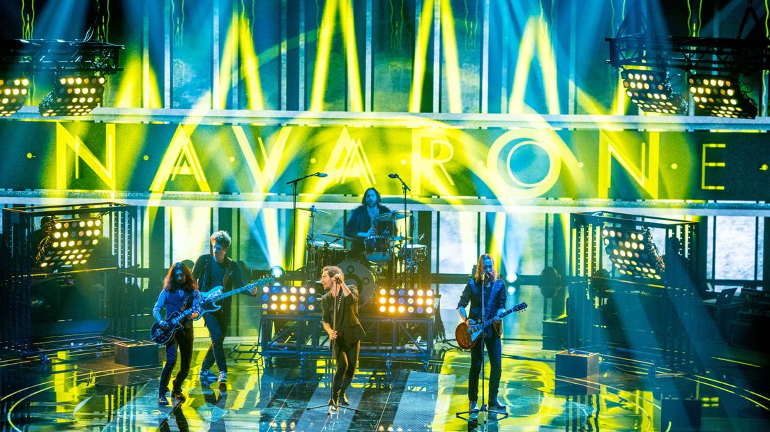 Navarone verliest de finale van The voice of Holland (Rechten: ANP/Mischa Schoenmaker)