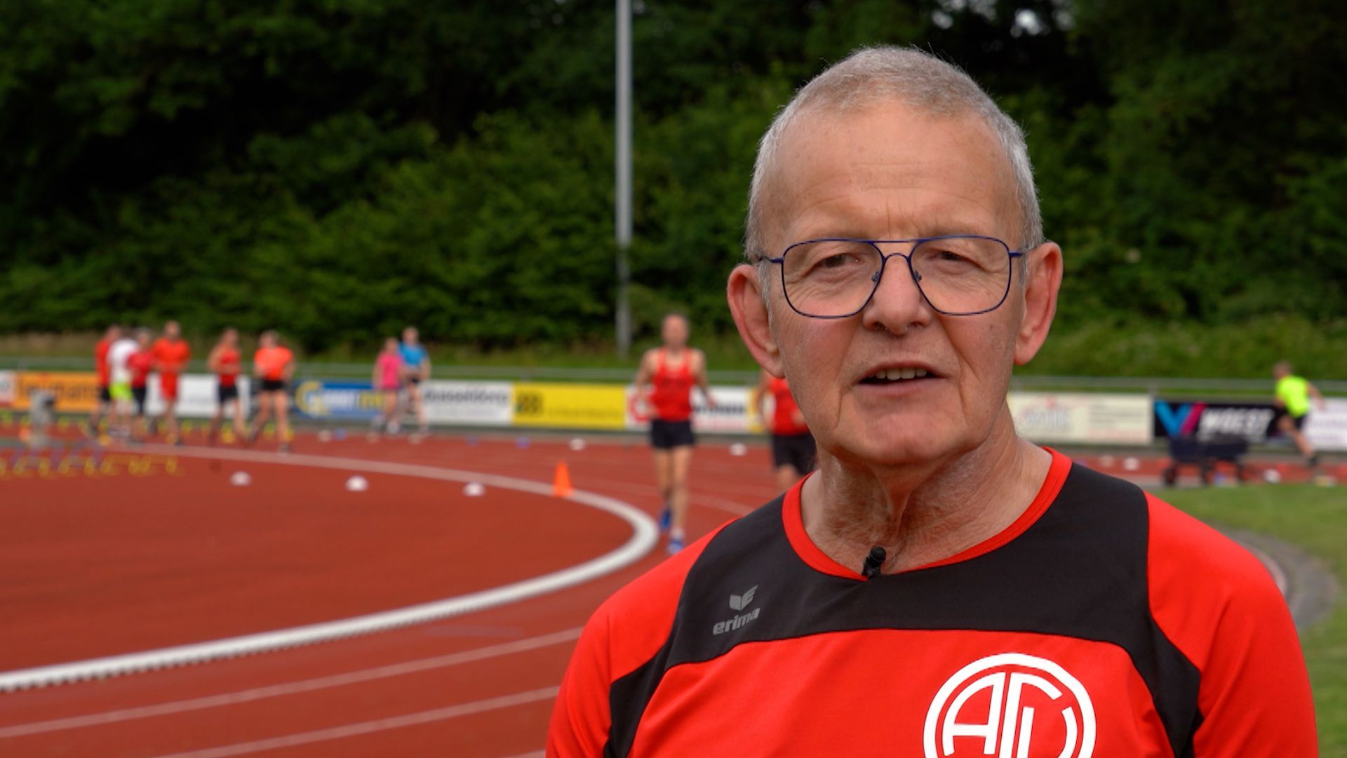 Peter loopt hard voor zowel zichzelf als voor zijn vereniging.