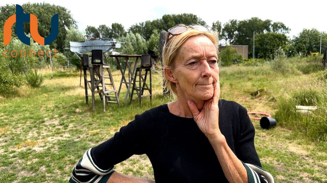 Dijanne van Engelen op het terrein van KW37
