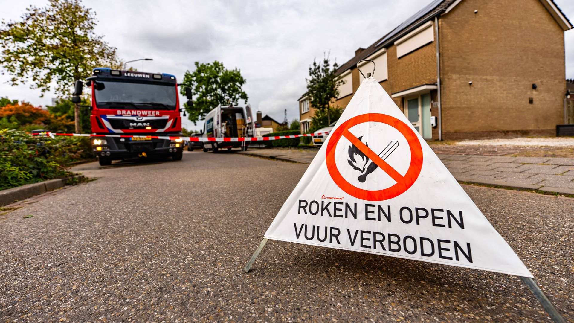 Vijf huizen ontruimd vanwege gaslek