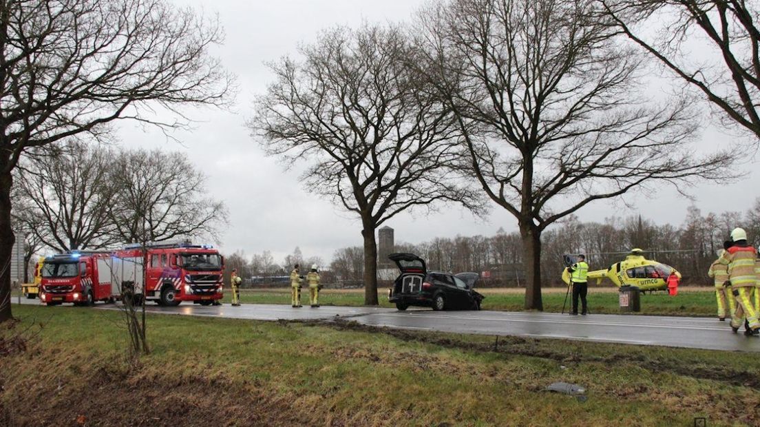 Zwaar ongeval op N35