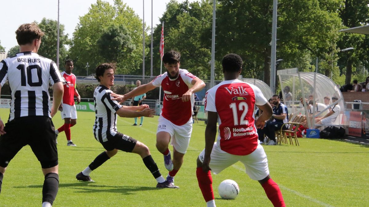 GOES speelt gelijk en blijft actief in de Derde Divisie